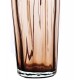 Vaso 25cm Altura Por 10cm De Diâmetro Em Vidro Marrom